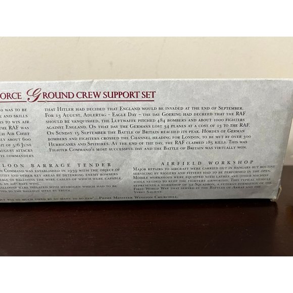 Vintage Lledo WWII RAF Ground Crew Support Set 3 Vehicles Battle of Britain new - Picture 13 of 13